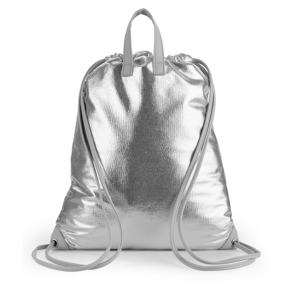 Silver Drawstring Bag - Picture 3 of 4